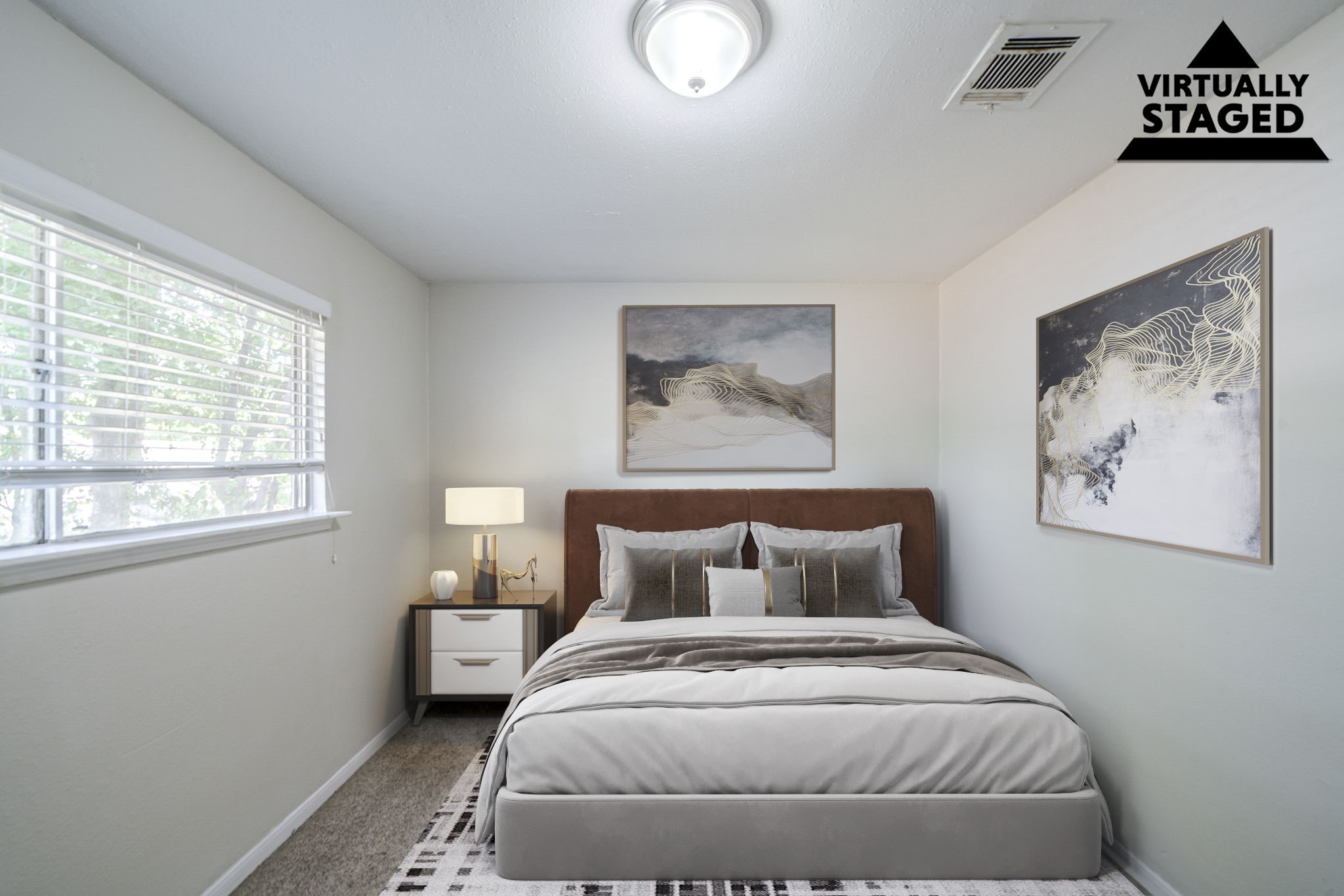 5023 Glendower Drive Spring, TX 77373 - Photo 6 of 33 a bedroom with a bed and a window