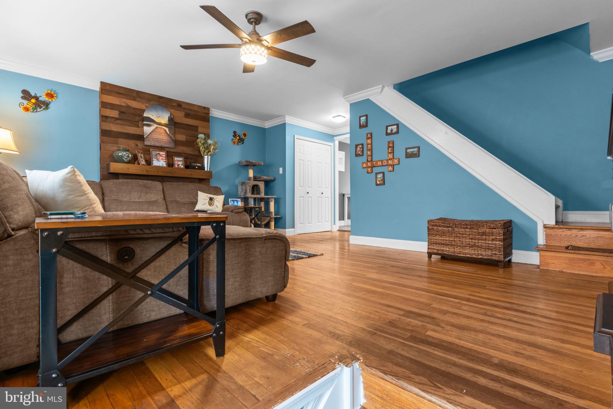 12413 Barbary Road Philadelphia, PA 19154 - Photo 6 of 29 a living room with furniture and a flat screen tv