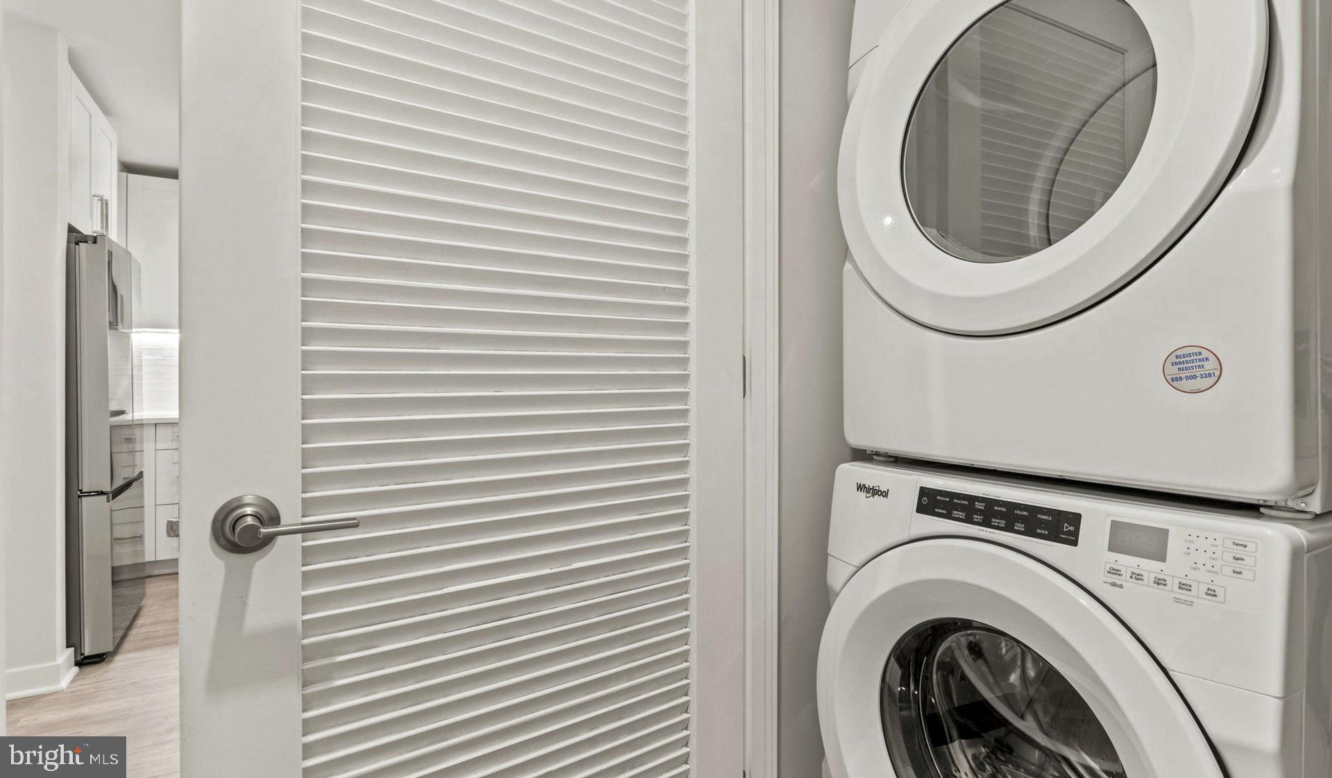 4000 Wisconsin Avenue Northwest, Unit 4K236 Washington, DC 20016 - Photo 36 of 54 a close view of a utility room with dryer and washer
