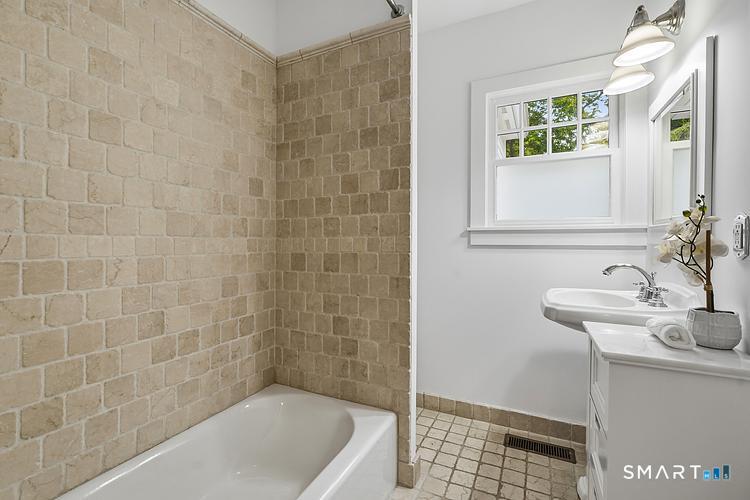 2 Grassy Plains Road Westport, CT 06880 - Photo 24 of 40 Hall bath for bedrooms 2 & 3