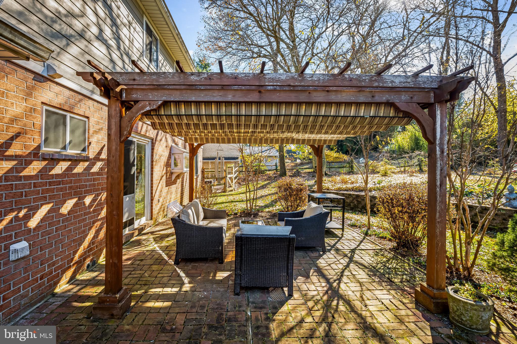 3407 Birch Hollow Road Baltimore, MD 21208 - Photo 15 of 47 a view of an outdoor space with seating