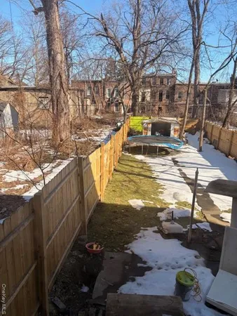 a view of outdoor space with seating