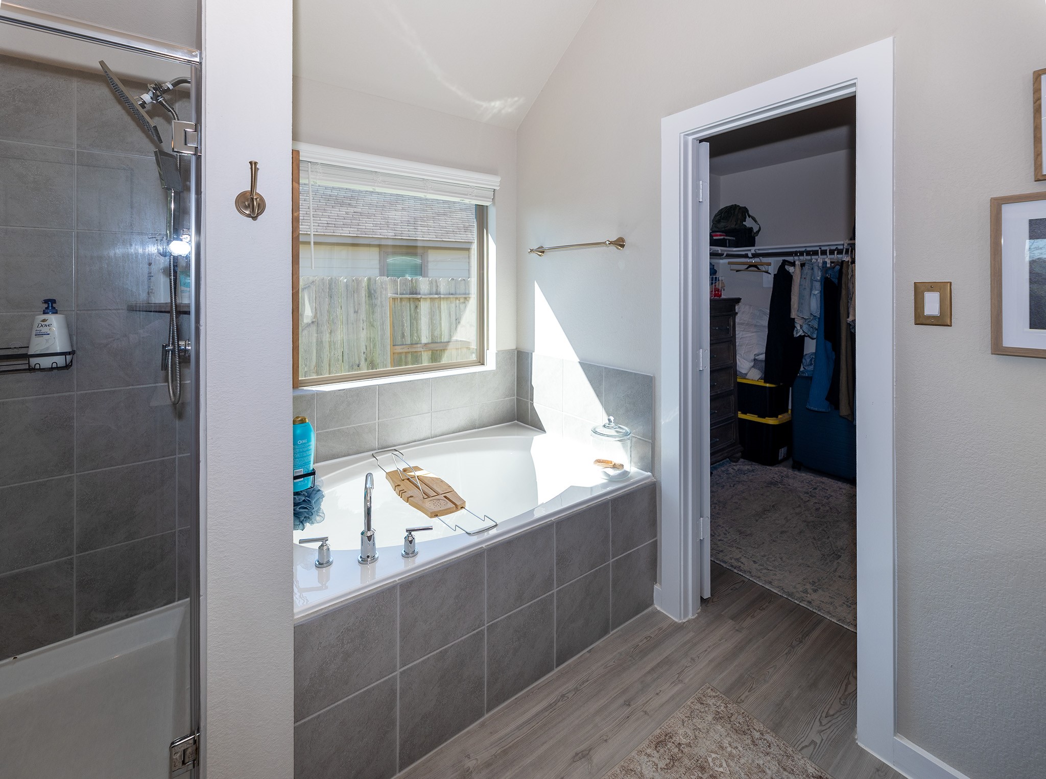 5266 Fleming Street La Marque, TX 77568 - Photo 25 of 31 Indulge in relaxation with this luxurious spa tub, perfect for unwinding after a long day.