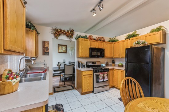 509 Farmview Road University Park, IL 60484 - Photo 17 of 19 a kitchen with granite countertop a sink appliances and cabinets