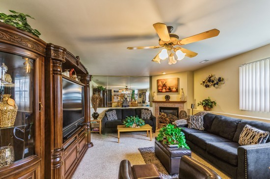 509 Farmview Road University Park, IL 60484 - Photo 4 of 19 a living room with furniture and a flat screen tv
