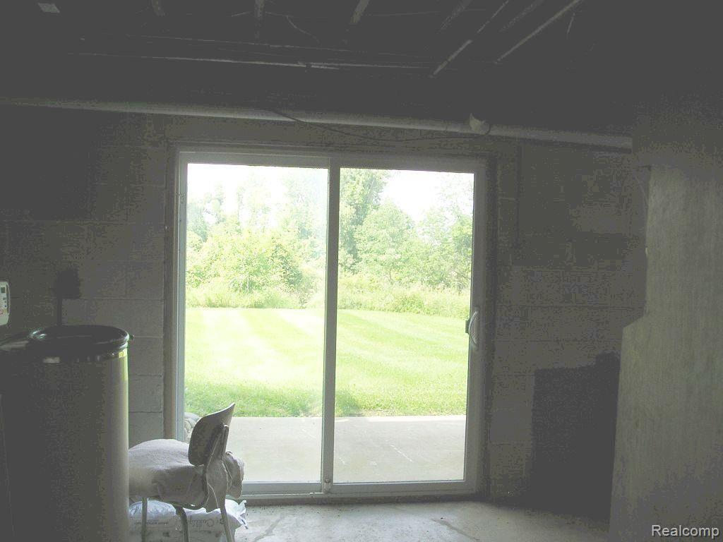 6353 Hough Road Almont, MI 48003 - Photo 7 of 26 Basement patio door viewed from inside of basement.