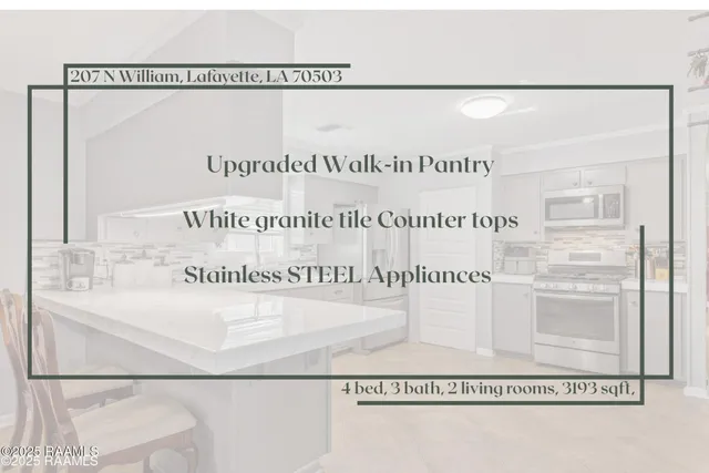 $289,900 | 207 North William Drive, Lafayette, LA 70506