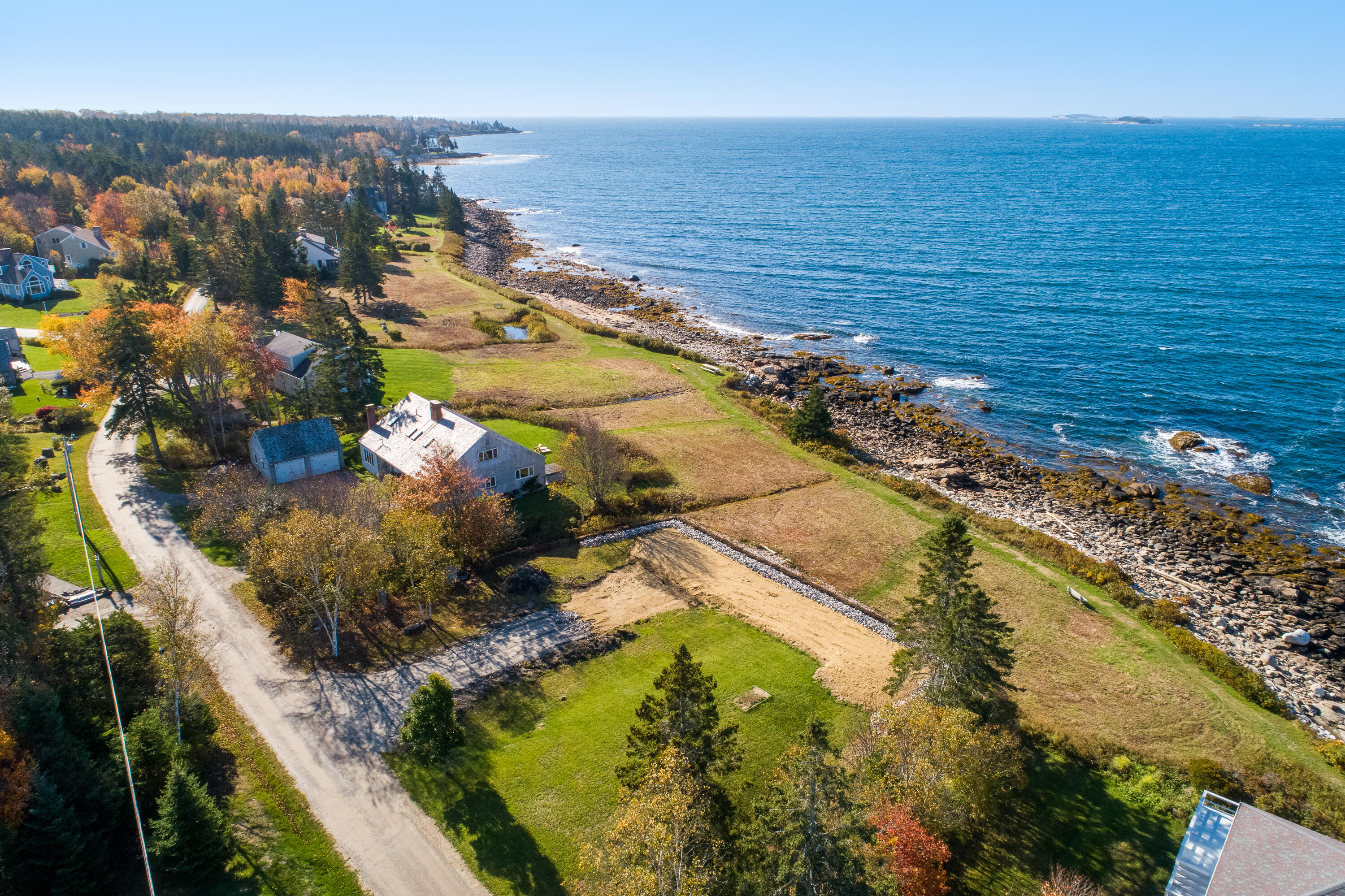 89 Seawood Park Road Bristol, ME 04554 - Photo 4 of 27 Driveway on lot