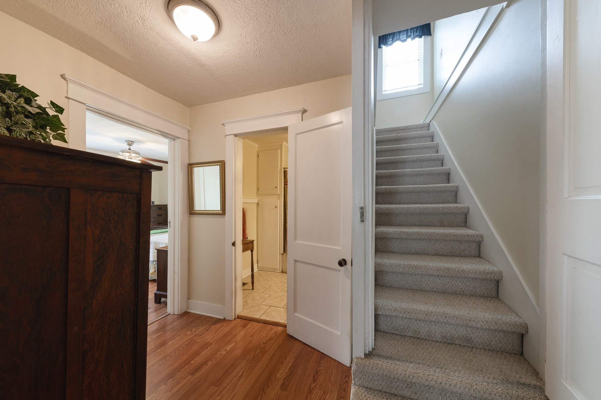 2446 Warner Bridge Road Shelbyville, TN 37160 - Photo 19 of 42 a view of entryway with wooden floor and stairs