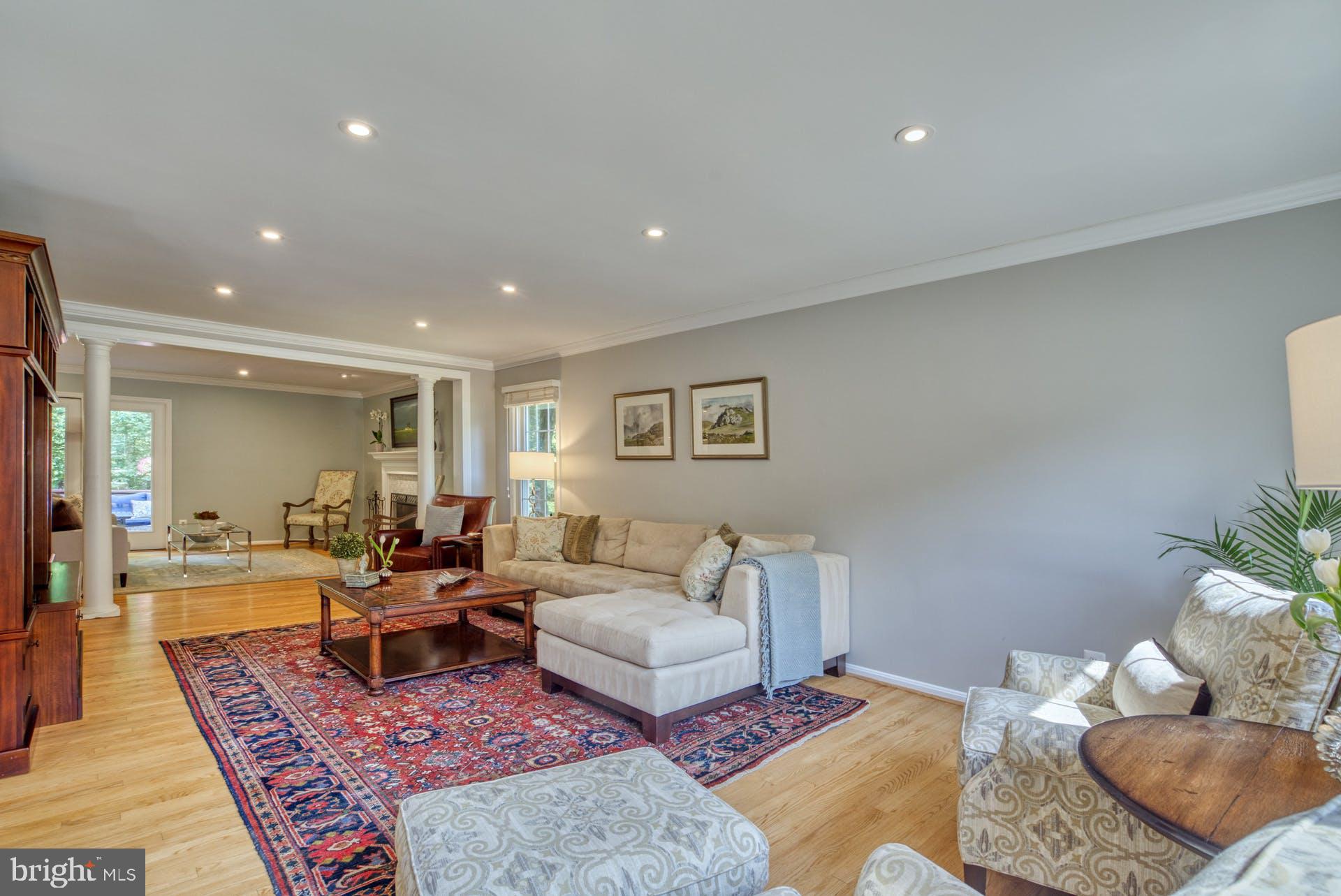 2643 Wild Cherry Place Reston, VA 20191 - Photo 4 of 53 Living Room with recessed lights