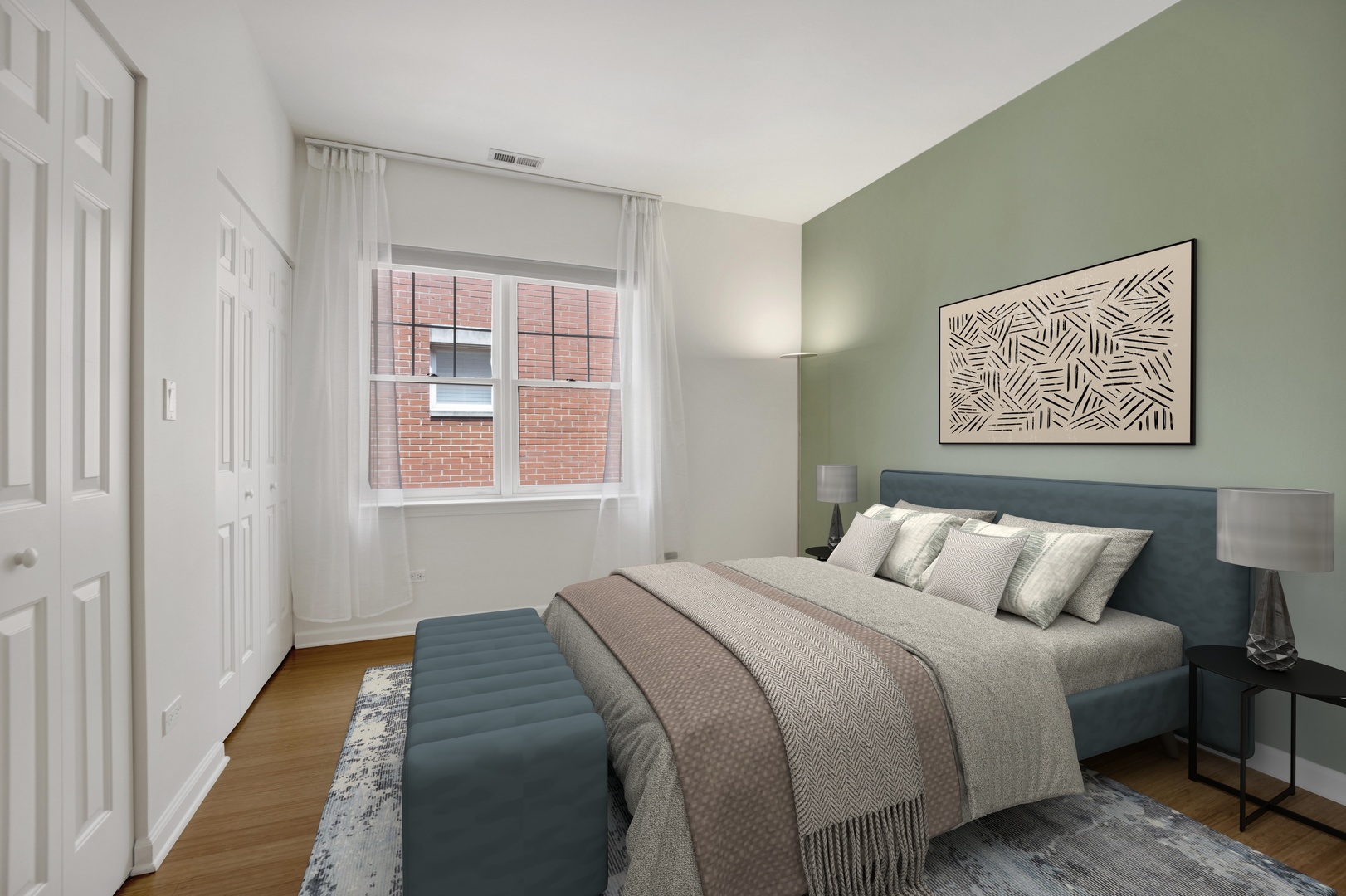 1414 South Halsted Street, Unit 3A Chicago, IL 60607 - Photo 14 of 62 a bedroom with bed and a window