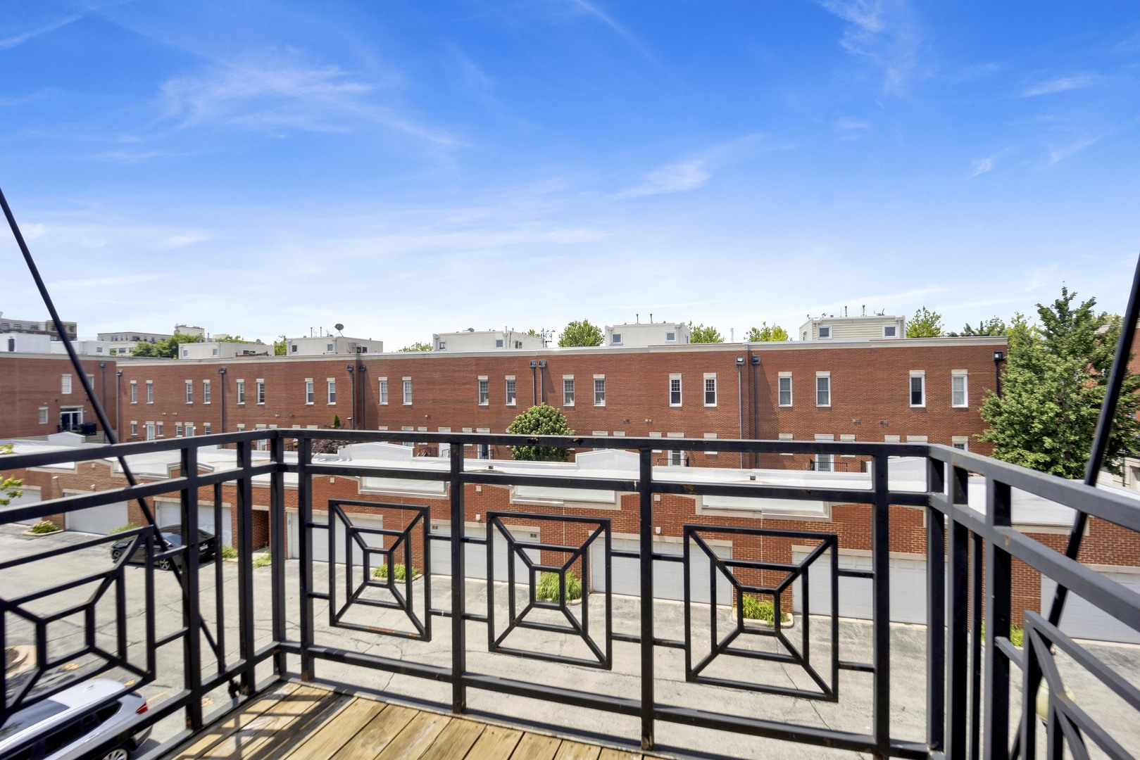 1414 South Halsted Street, Unit 3A Chicago, IL 60607 - Photo 18 of 62 a view of city from a balcony
