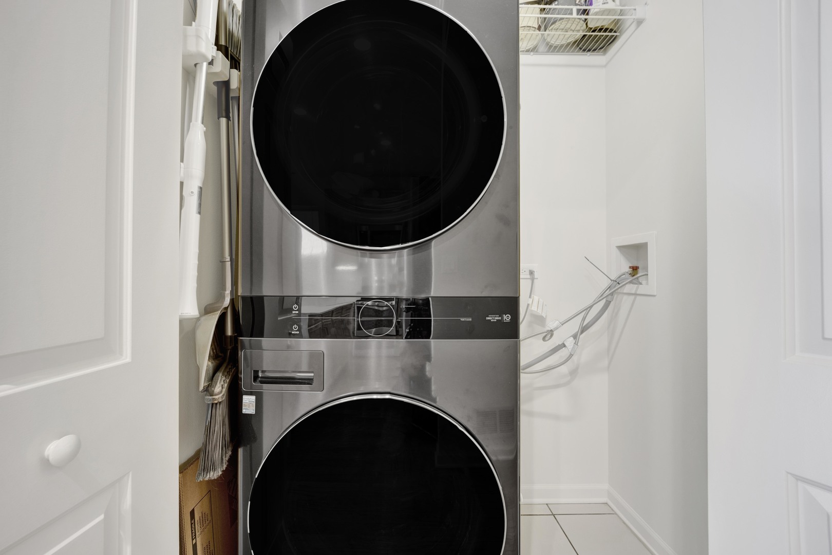 1414 South Halsted Street, Unit 3A Chicago, IL 60607 - Photo 19 of 62 a close view of a utility room with dryer and washer