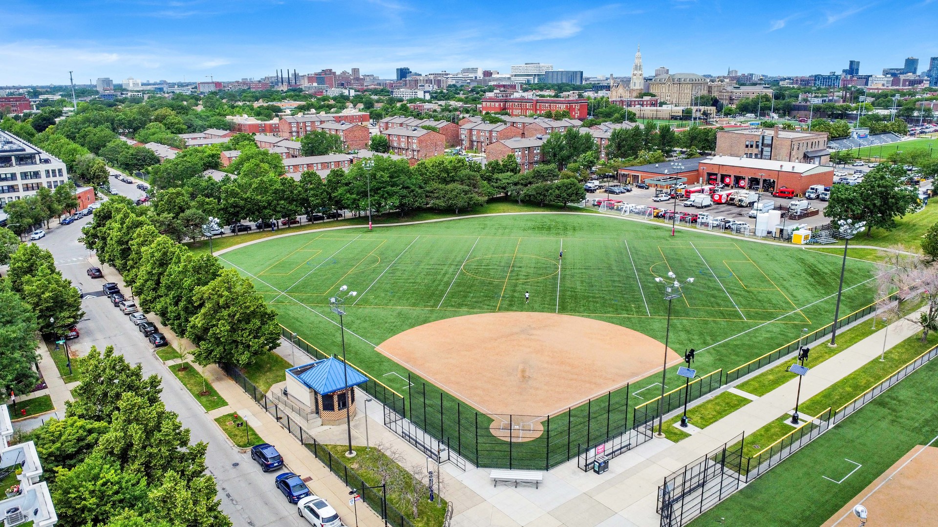 1414 South Halsted Street, Unit 3A Chicago, IL 60607 - Photo 52 of 62 an aerial view of a