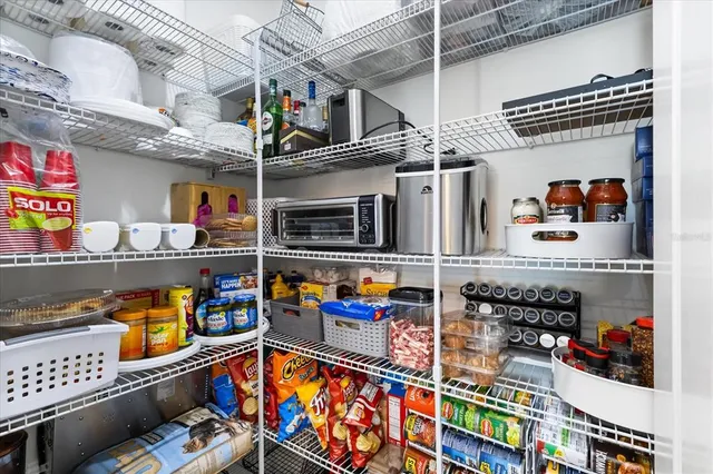 a view of storage and utility room