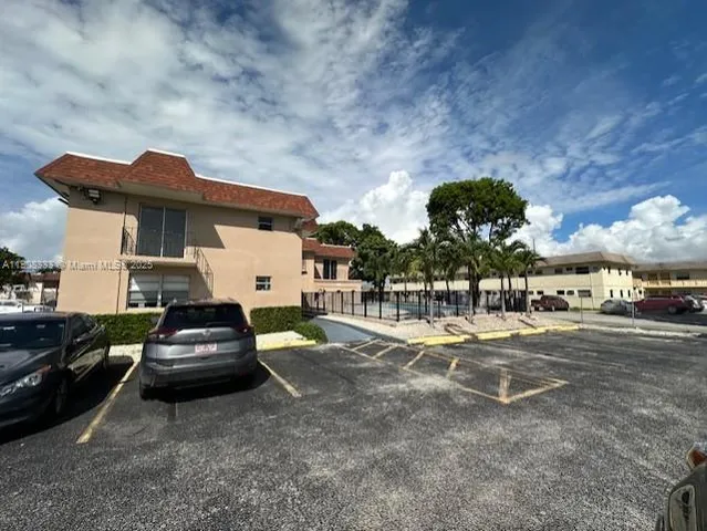 a car parked in front of a building