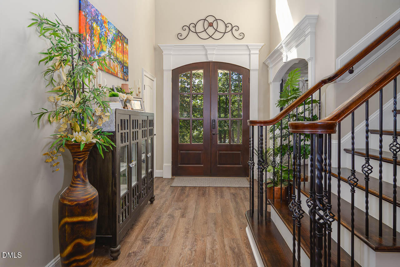 316 Chapel Ridge Drive Pittsboro, NC 27312 - Photo 9 of 69 a view of hall with wooden floor