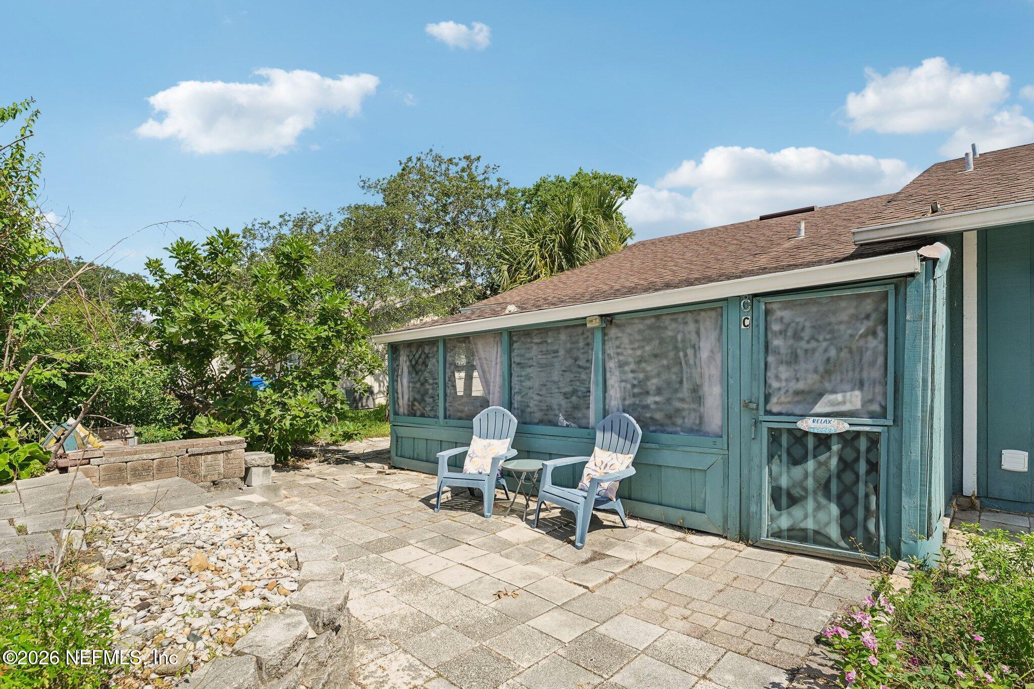 125 Rio Del Mar Street, Unit C St. Augustine, FL 32080 - Photo 12 of 18 Outdoor Patio