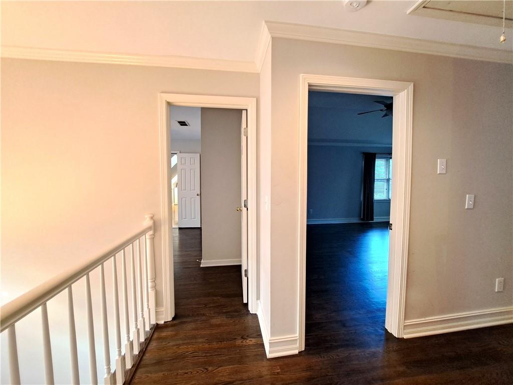 2242 Lenox Walk Northeast Atlanta, GA 30319 - Photo 36 of 80 a view of a hallway with wooden floor