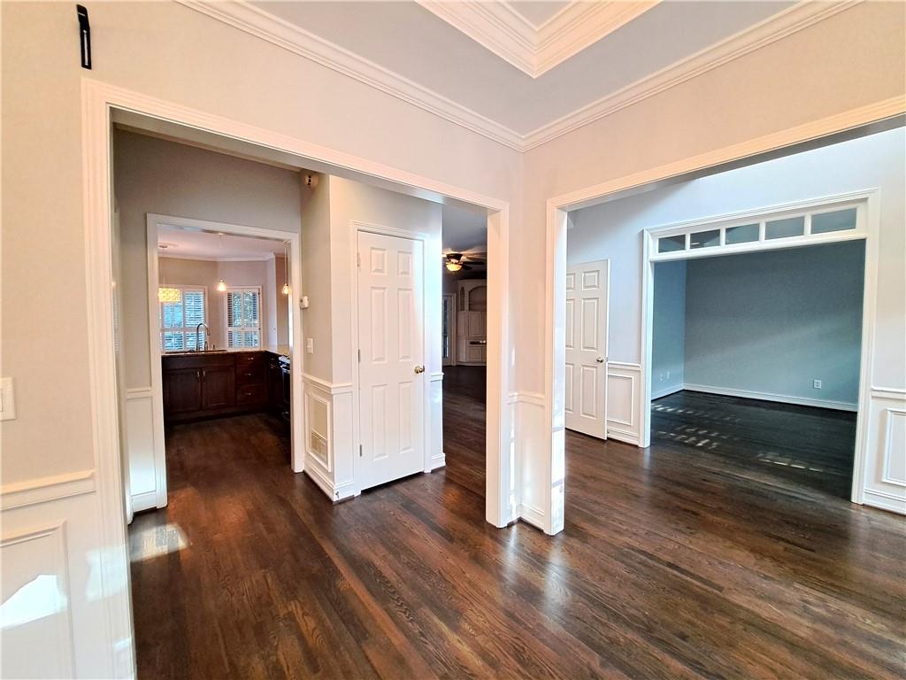 2242 Lenox Walk Northeast Atlanta, GA 30319 - Photo 8 of 80 a view of a livingroom with wooden floor and closet