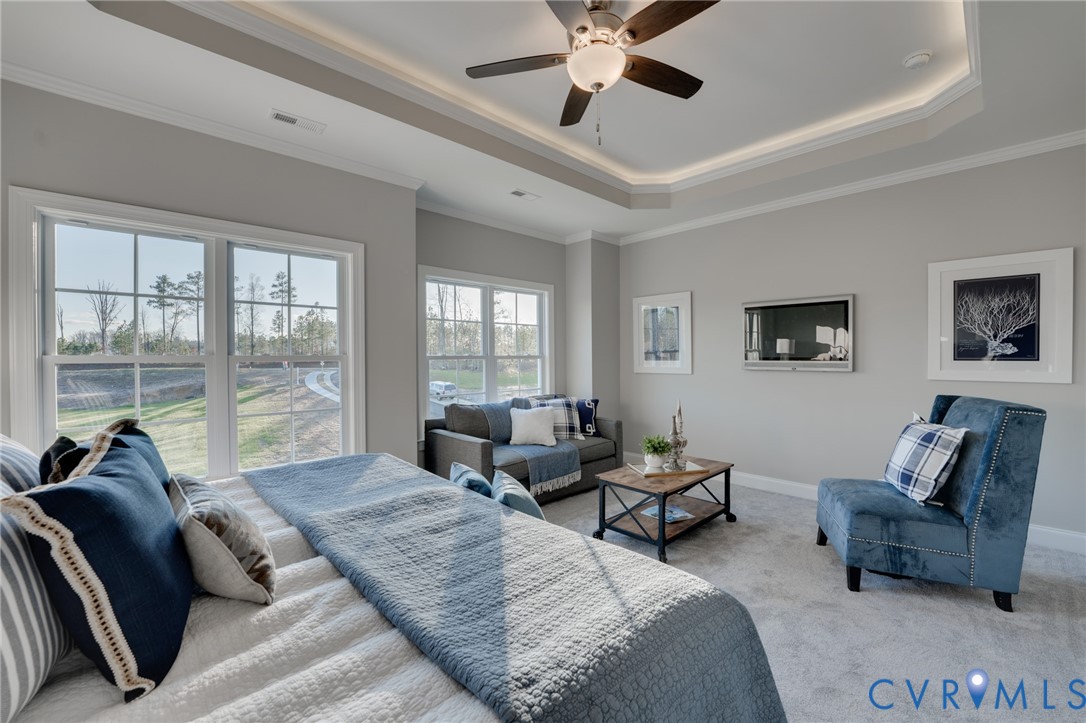 15305 Princess Lauren Lane Midlothian, VA 23112 - Photo 2 of 36 a living room with furniture and a large window
