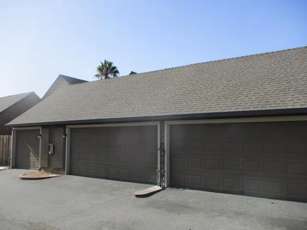 a backyard of a house
