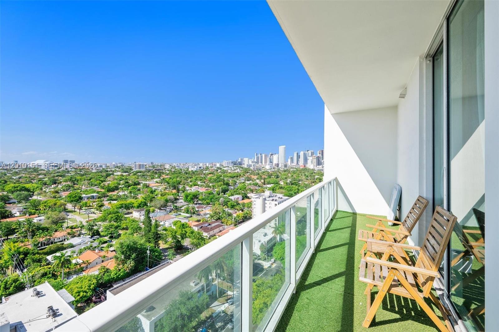 2525 Southwest 3rd Avenue, Unit 1603 Miami, FL 33129 - Photo 13 of 20 a view of a balcony with an outdoor space