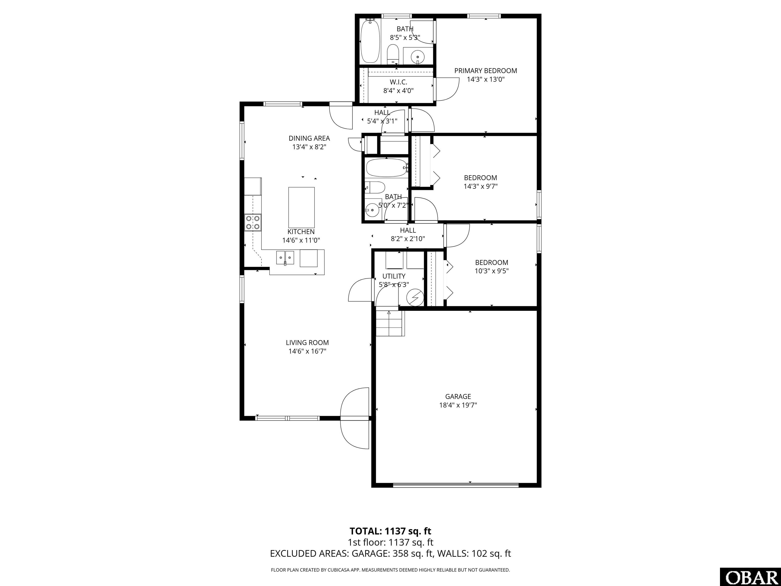 718 George Howe Street Manteo, NC 27954 - Photo 28 of 28 Floor Plan
