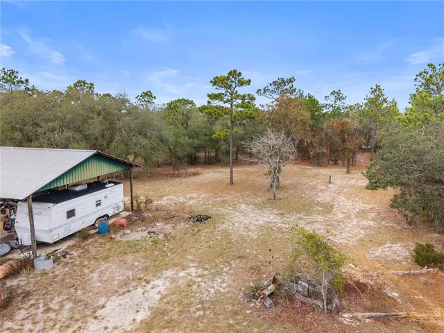 a view of outdoor space with tree s