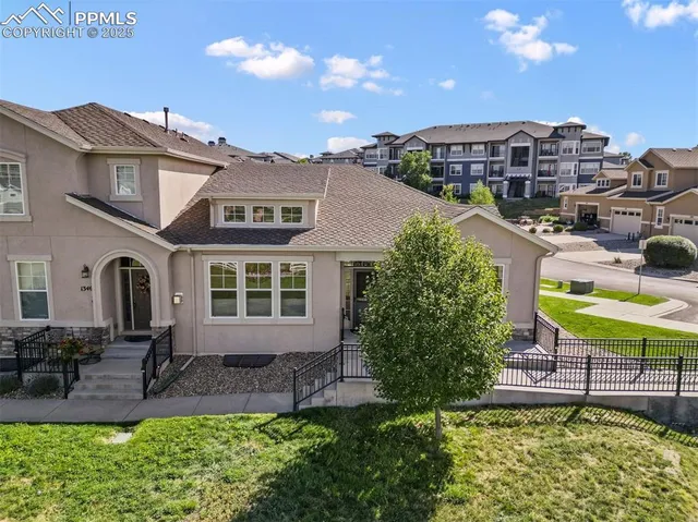 a view of a city with a mountain