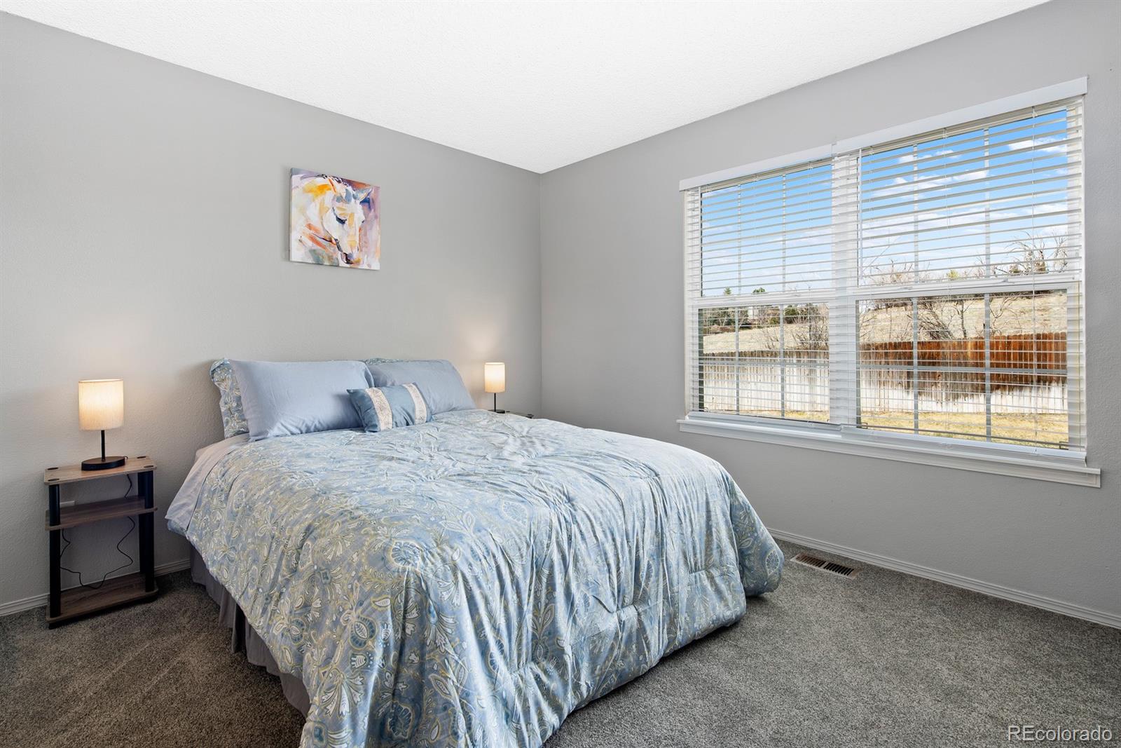 19927 Briarwood Court Parker, CO 80138 - Photo 24 of 29 a spacious bedroom with a bed and a window