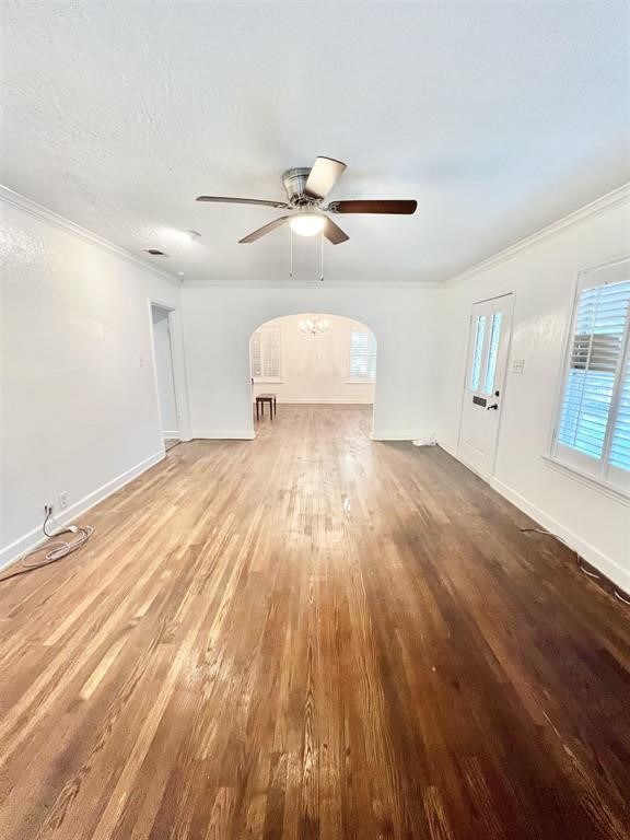 2475 Evalon Avenue Beaumont, TX 77702 - Photo 10 of 23 a view of empty room with wooden floor