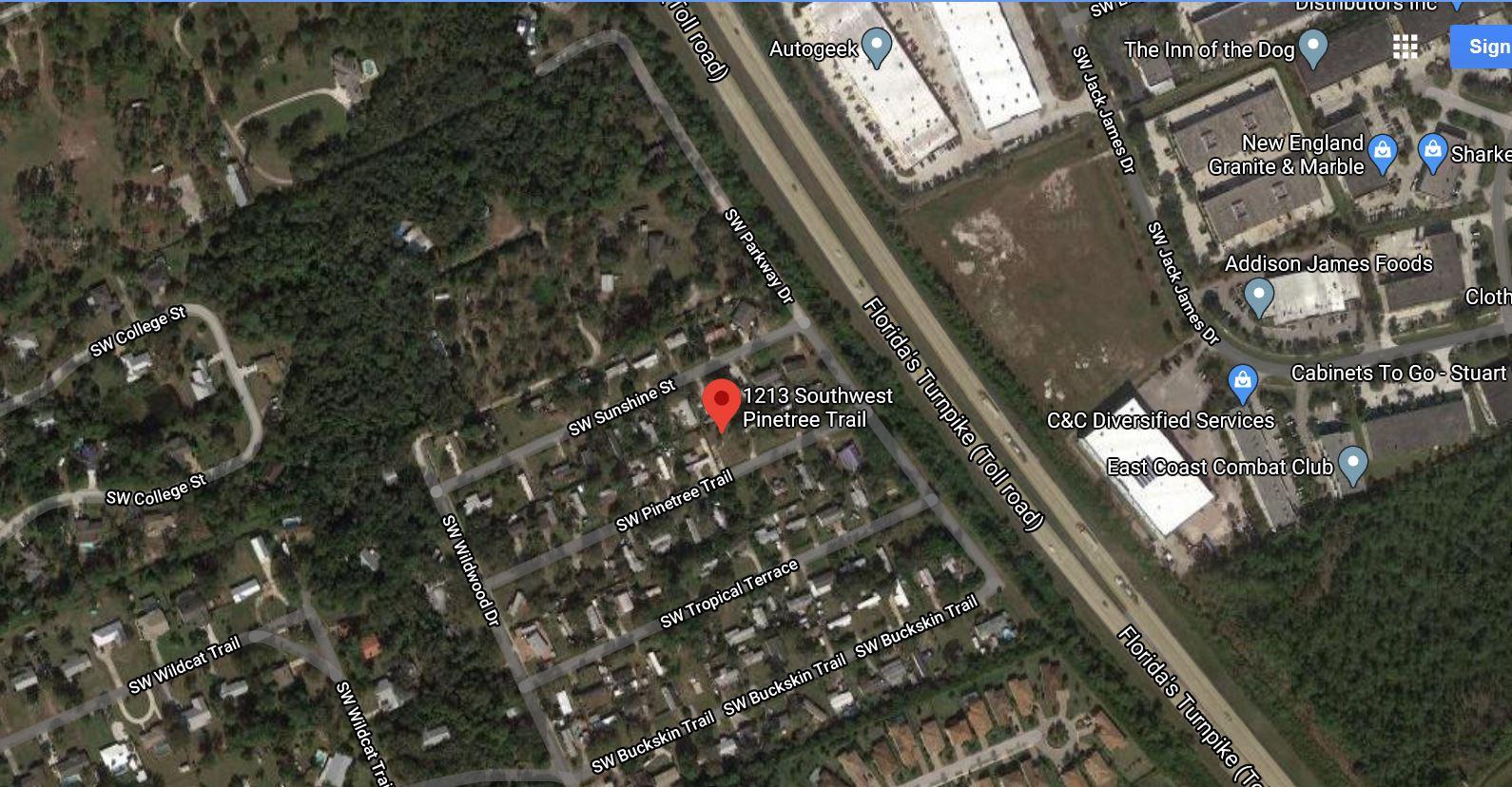1213 Southwest Pinetree Trail Stuart, FL 34997 - Photo 8 of 11 Map view