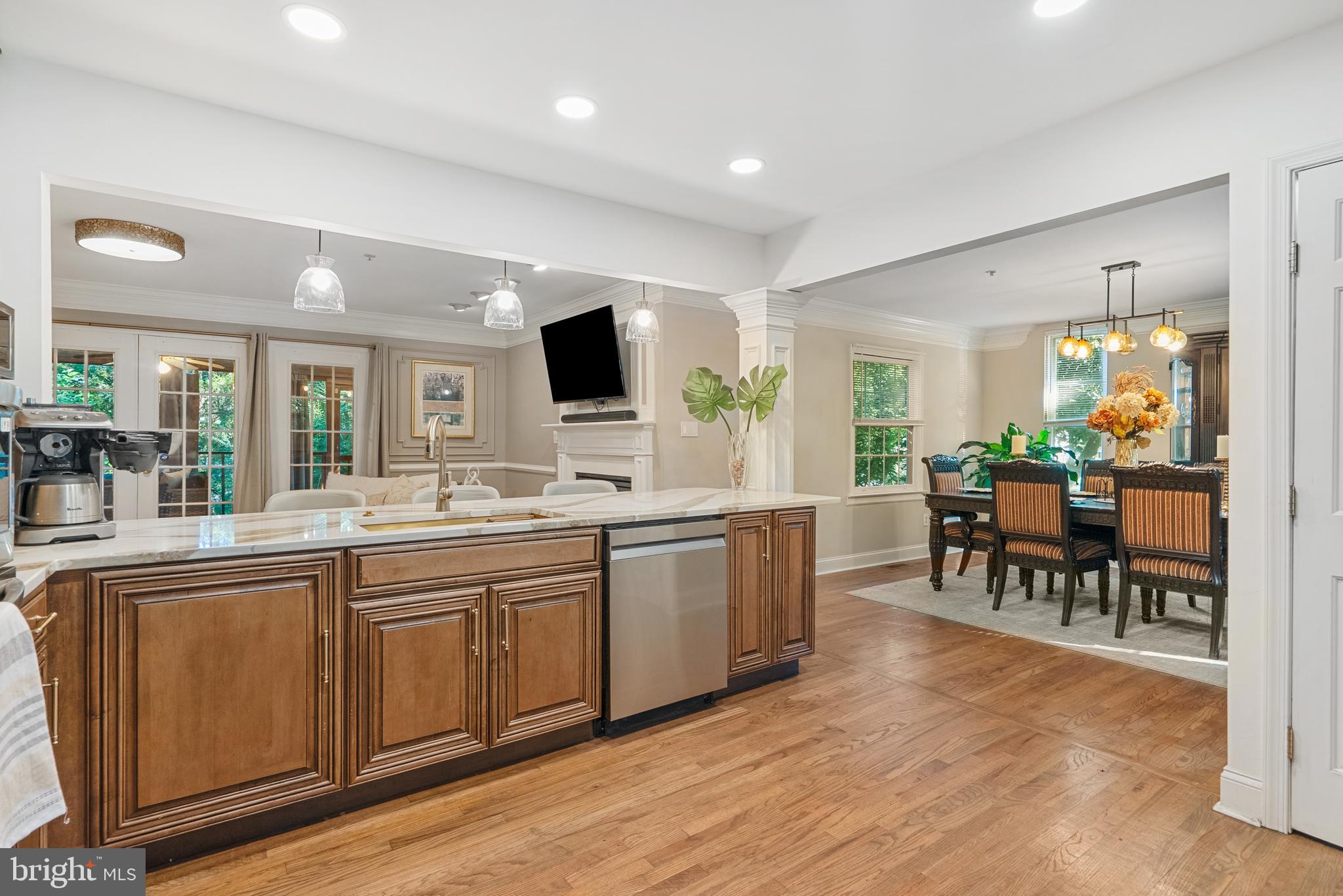 6202 State Street Cheverly, MD 20785 - Photo 11 of 34 a kitchen with lots of counter top space and dining table