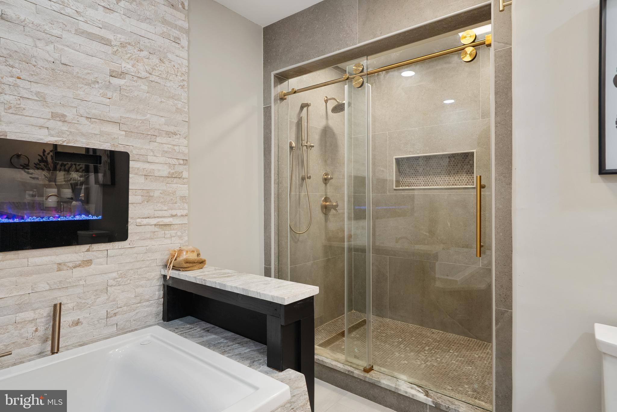 6202 State Street Cheverly, MD 20785 - Photo 30 of 34 a bathroom with a sink and a mirror