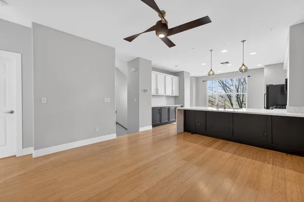 wooden floor in an empty room