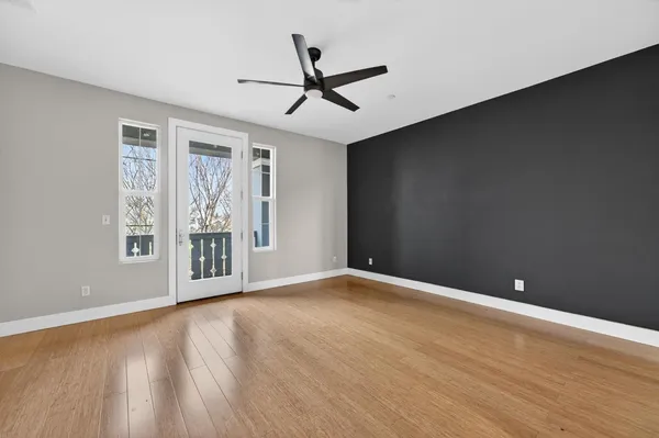 wooden floor in an empty room