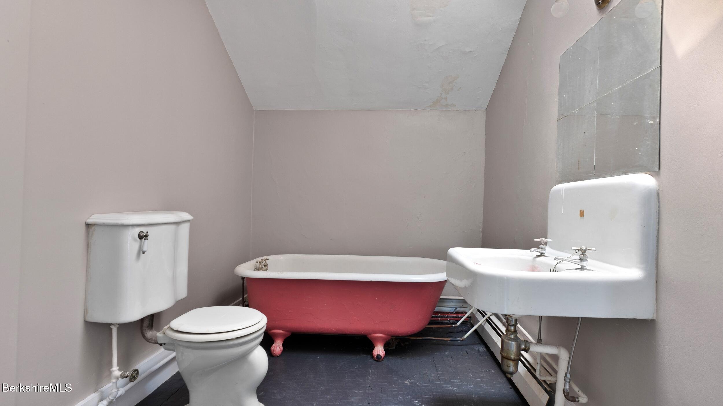 20 East Dugway Road Lenox, MA 01240 - Photo 45 of 84 a bathroom with a sink a toilet and a mirror