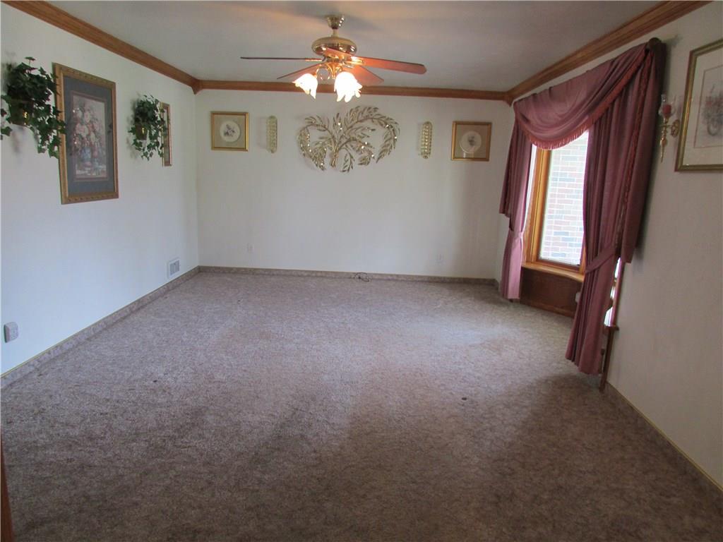98 Devils Den Road Burgettstown, PA 15021 - Photo 8 of 23 LIVING ROOM WITH BOW WINDOW. PELLA WINDOW WITH BUILT IN BLINDS.
