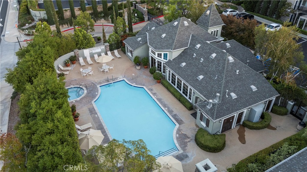 20000 Plum Canyon Road, Unit 1316 Saugus, CA 91350 - Photo 30 of 37 a aerial view of a house with outdoor space and a garden