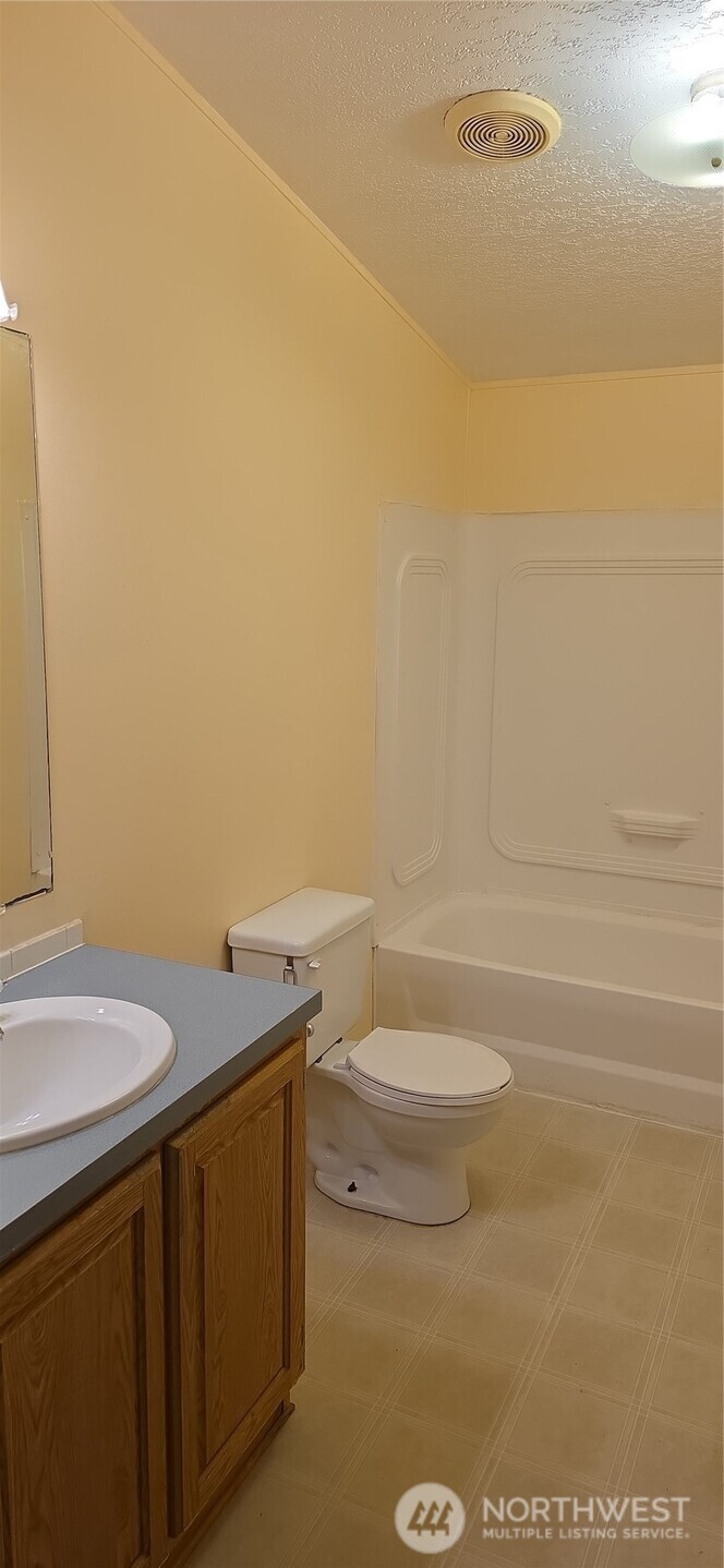 6164 Cedar Lane Maple Falls, WA 98266 - Photo 15 of 15 a bathroom with a sink a toilet and a mirror