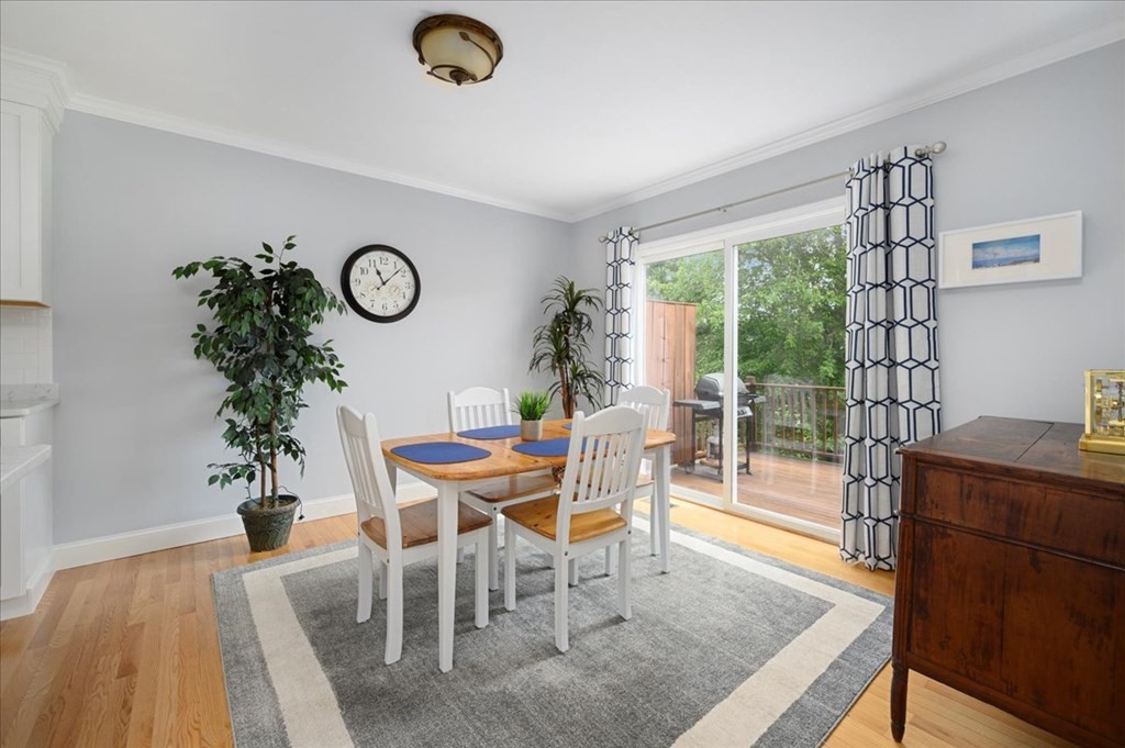 9 Prestwick Road, Unit 9 Bourne, MA 02532 - Photo 5 of 30 a dining room with furniture and a large window
