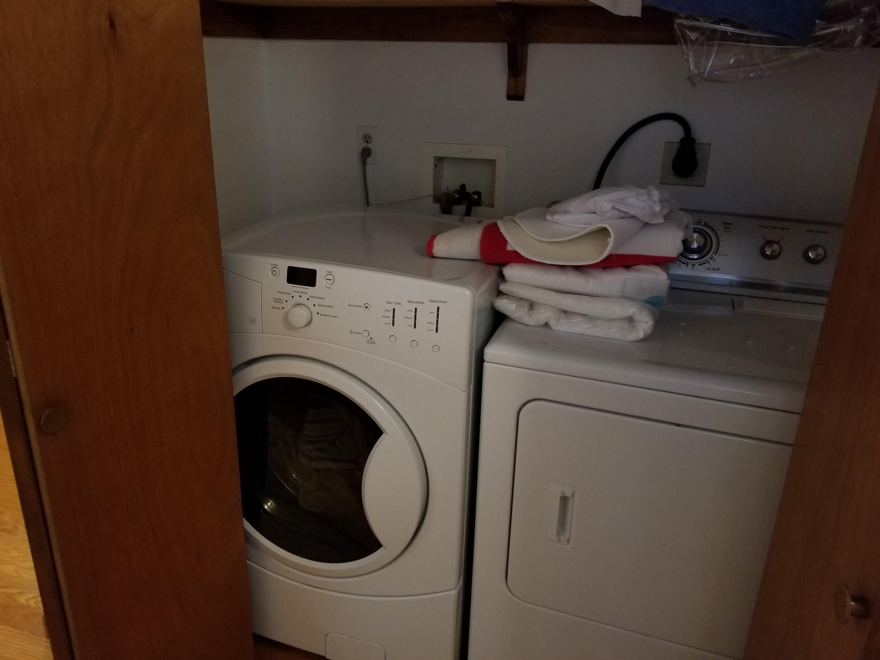 50 Nearmeadows Road West Yarmouth, MA 02673 - Photo 12 of 20 a utility room with dryer and washer