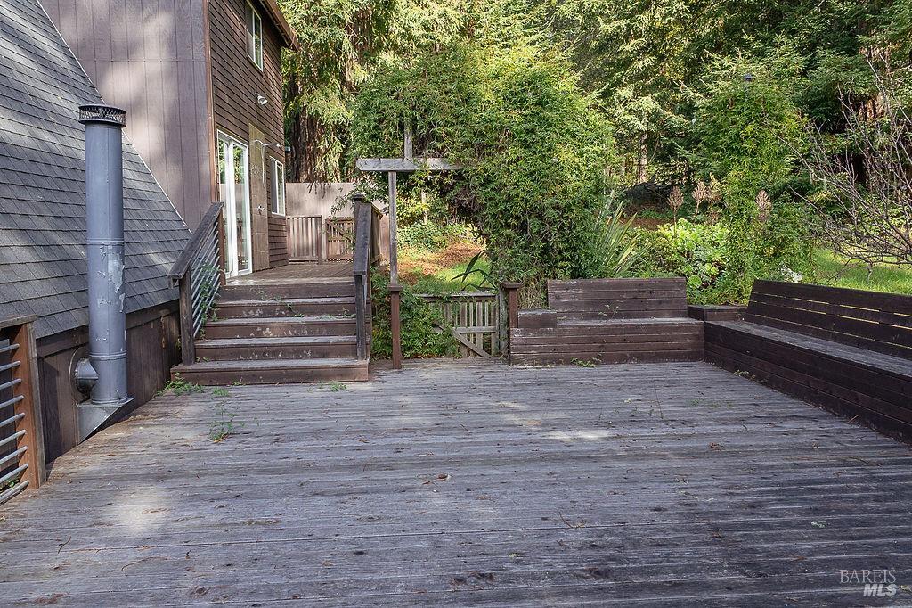 46151 Pacific Woods Road Gualala, CA 95445 - Photo 23 of 25 a view of outdoor space and deck