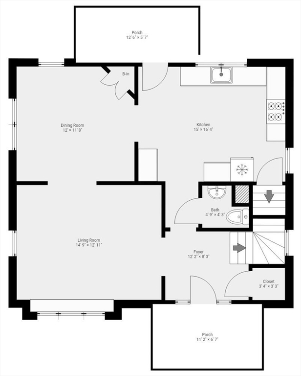 6 Appleton Place Arlington, MA 02476 - Photo 35 of 36 a picture of a wall with a white building