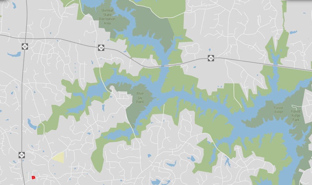 1721 Bayleaf Trail Raleigh, NC 27614 - Photo 27 of 30 Very convenient to Falls Lake, 540, and so much more! Overview Map