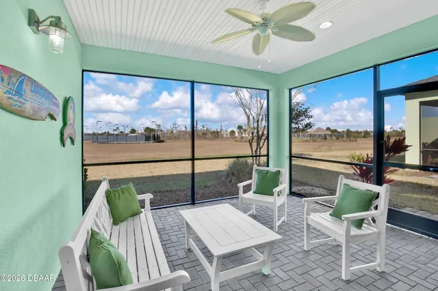 a view of a lake with a mountain in the background