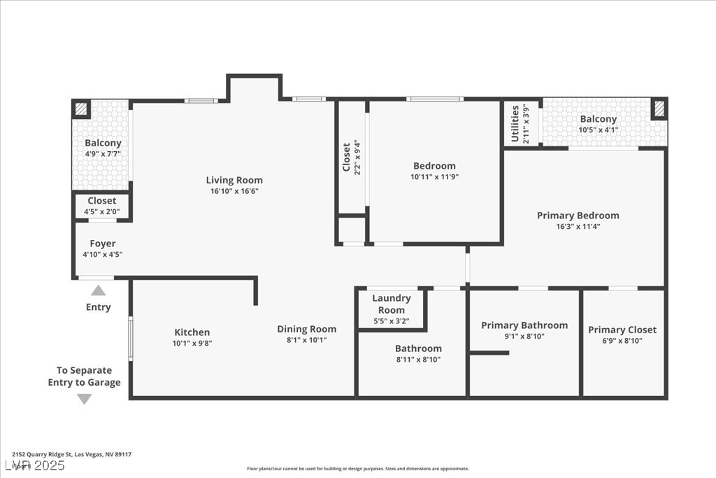 2152 Quarry Ridge Street, Unit 207 Las Vegas, NV 89117 - Photo 36 of 37 View of floor plan / room layout