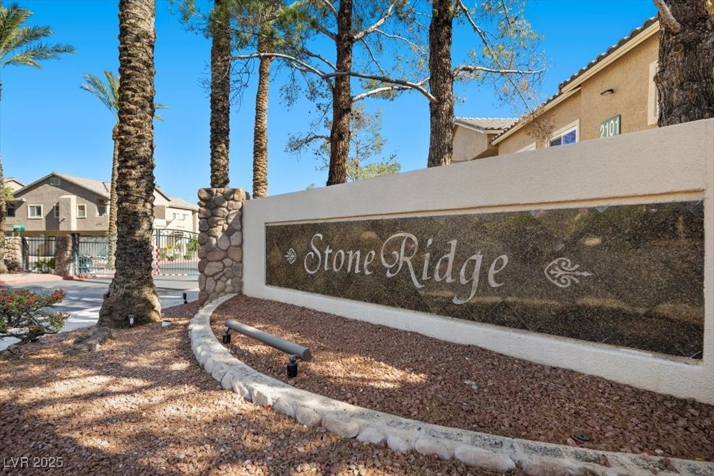 2152 Quarry Ridge Street, Unit 207 Las Vegas, NV 89117 - Photo 30 of 37 View of community / neighborhood sign