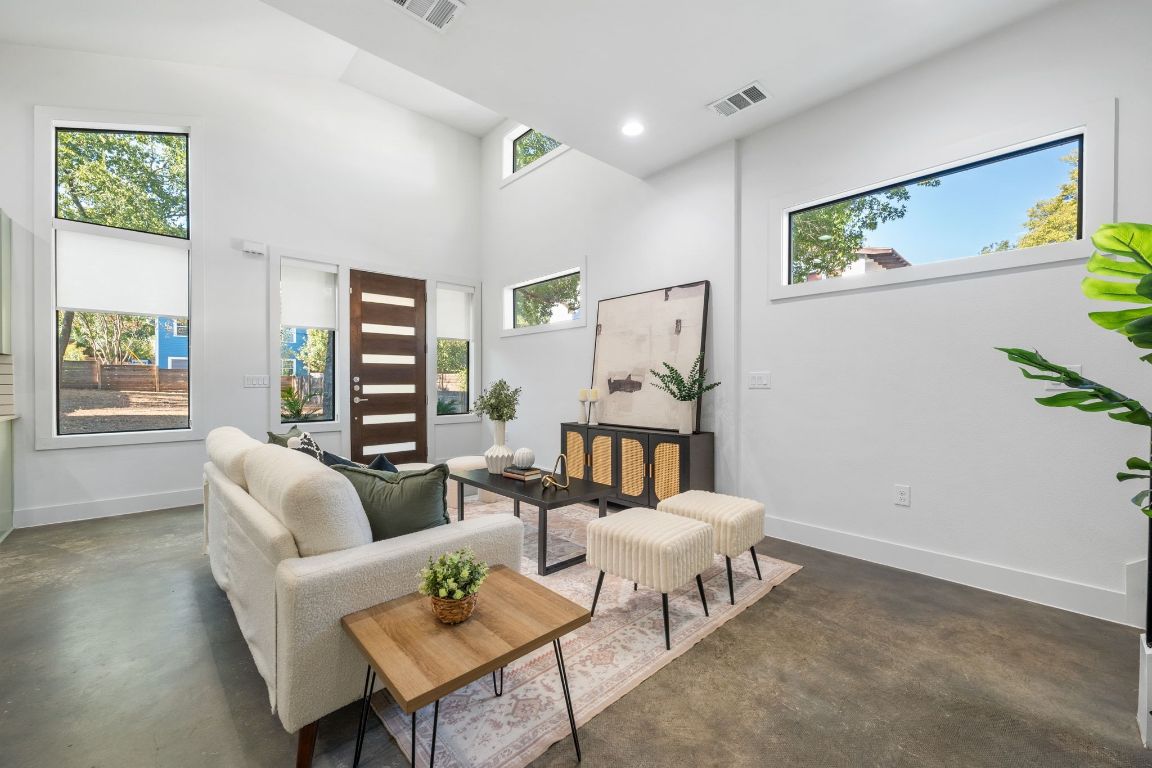 1118 Algarita Avenue, Unit 1 Austin, TX 78704 - Photo 6 of 26 a living room with furniture and a window